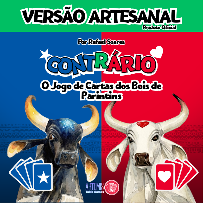 Contrário - o jogo de cartas dos bois de Parintins (VERSÃO ARTESANAL)